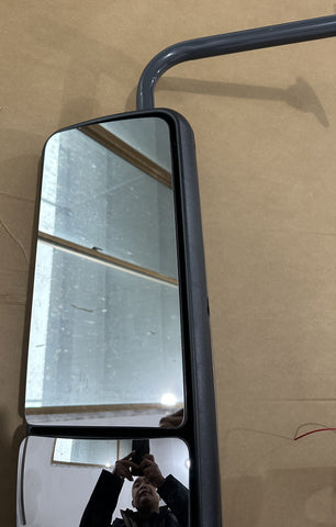 GA-FR-040D-L* DOOR MIRROR CHROME WITH BRACKET LH For FREIGHTLINER CENTURY COLUMBIA 2004 2005 2006 2007 2008 2009 2010 2011 2012 2013 2014