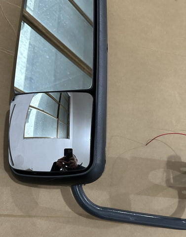 GA-FR-040D-L* DOOR MIRROR CHROME WITH BRACKET LH For FREIGHTLINER CENTURY COLUMBIA 2004 2005 2006 2007 2008 2009 2010 2011 2012 2013 2014