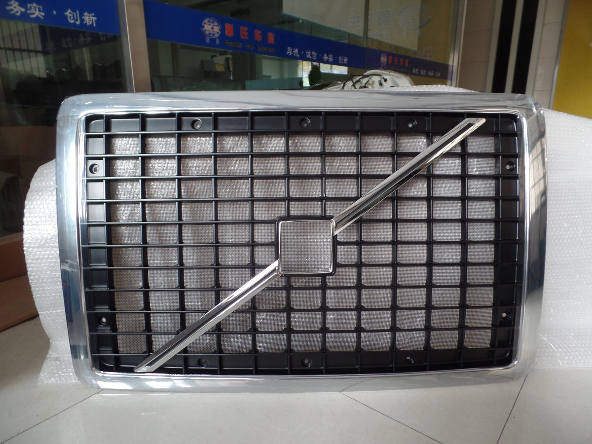 GA-V-007B VOLVO VNL 2004 2005 2006 2007 2008 2009 2010 2011 2012 2013 2014 GRILLE WITH MARK W BUG SCREEN OEM:20505759