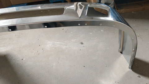 GA-V-068D Volvo VNL 2004 2005 2006 2007 2008 2009 2010 2011 2012 2013 2014 2015 2016 2017 Front Steel Bumper 12" with Bracket